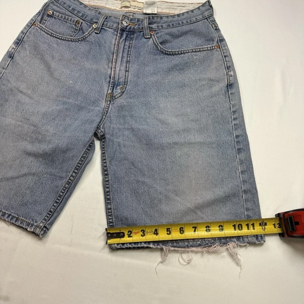 Levi's Jean Shorts‎ Fit 33x11 Jorts Denim 569 Streetwear Y2K VTG Grunge Skater